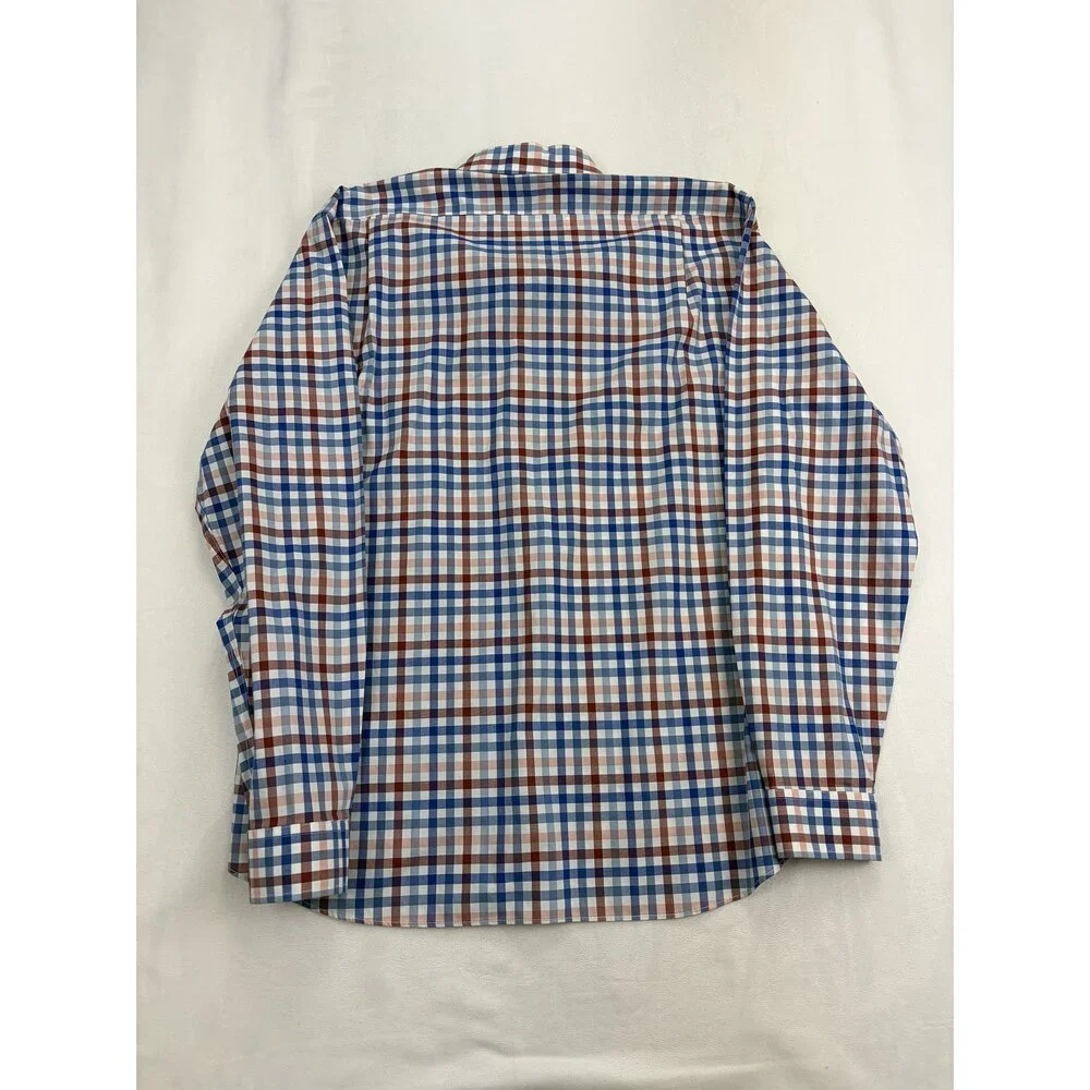 L.L.‎ Bean Men's XL Plaid Button-Down Dress Shirt